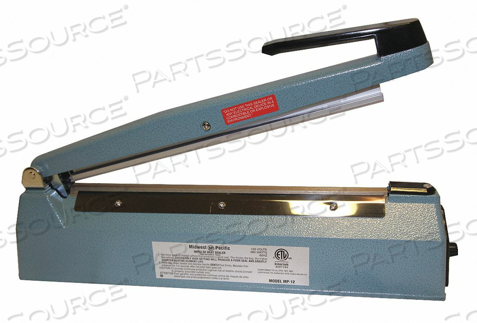 HEAT SEALER HAND OPERATED 120VAC by Midwest Pacific HEAT SEALER HAND OPERATED 120VAC by Midwest Pacific