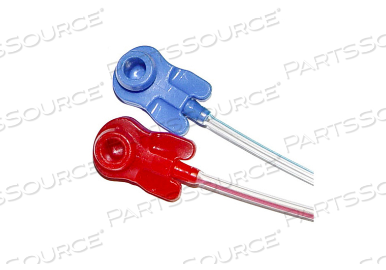 REUSABLE EARHUG ADAPTER, RED, BLUE WITH TUBES by INTELIGENT HEARING SYSTEMS