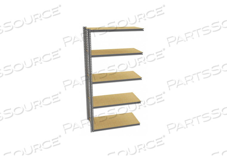 BOLTLESS SHELVING ADD-ON 96 H GRAY by Tennsco Corp.