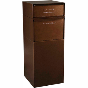 FULL SERVICE VAULT MAILBOX AND PARCEL DROP DVCS0015 - USPS APPROVED - REAR ACCESS COPPER VEIN by Dvault Company