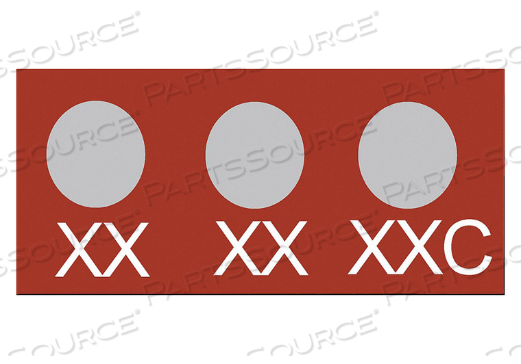 NON-REV TEMP INDICATOR MYLAR PK10 by Wahl NON-REV TEMP INDICATOR MYLAR PK10 by Wahl