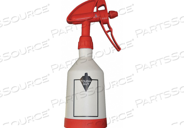 DUAL SPRAY BOTTLE 0.5L WHITE/RED by Tough Guy
