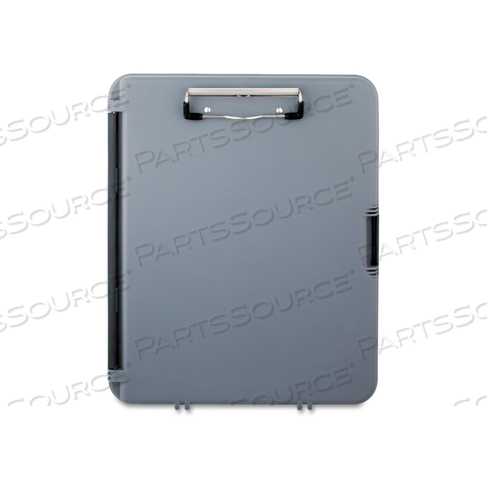 WORKMATE STORAGE CLIPBOARD, 0.5" CLIP CAPACITY, HOLDS 8.5 X 11 SHEETS, CHARCOAL/GRAY by Saunders