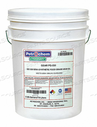 GEAR LUBRICANT 5 GAL VIS 220 by Petrochem GEAR LUBRICANT 5 GAL VIS 220 by Petrochem