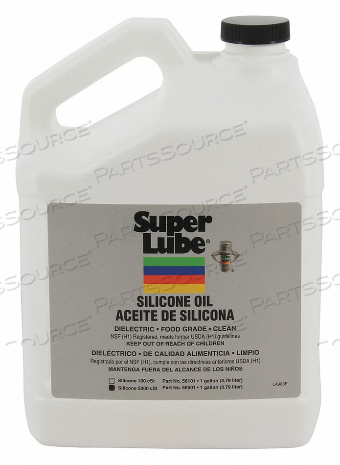PURE SILICONE OIL 5000CST PAIL 1 GAL. by Super Lube PURE SILICONE OIL 5000CST PAIL 1 GAL. by Super Lube