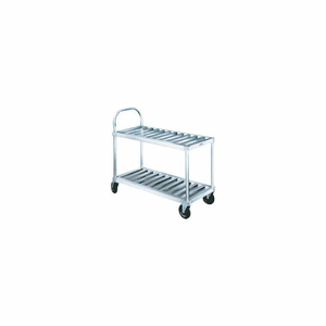 HEAVY DUTY ALUMINUM SANI-STOCK CART 2 SHELVES by Winholt