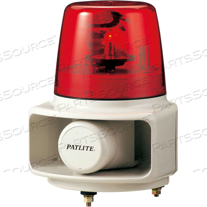 SMART ALERT PLUS ROTATING BEACON & HORN W/32 SOUNDS, RED LIGHT, DC24V by Patlite USA Corporation SMART ALERT PLUS ROTATING BEACON & HORN W/32 SOUNDS, RED LIGHT, DC24V by Patlite USA Corporation