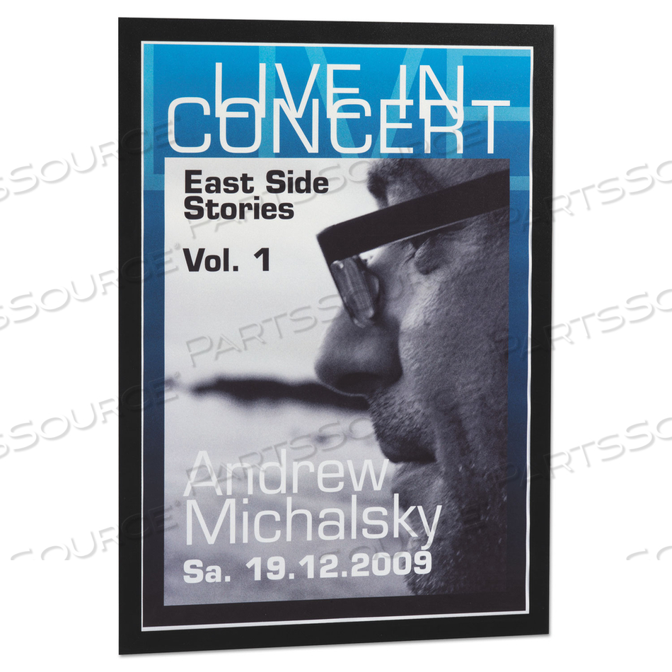 DURAFRAME SIGN HOLDER, 11 X 17, BLACK FRAME by Durable DURAFRAME SIGN HOLDER, 11 X 17, BLACK FRAME by Durable