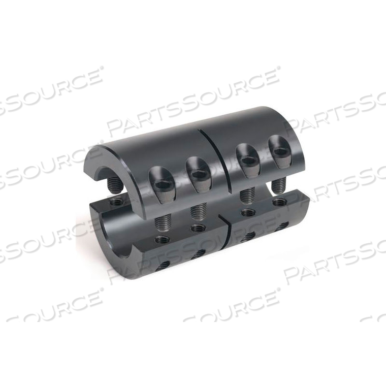 TWO-PIECE INDUSTRY STANDARD CLAMPING COUPLINGS, 5/8", BLACK OXIDE STEEL by Climax Metal Products
