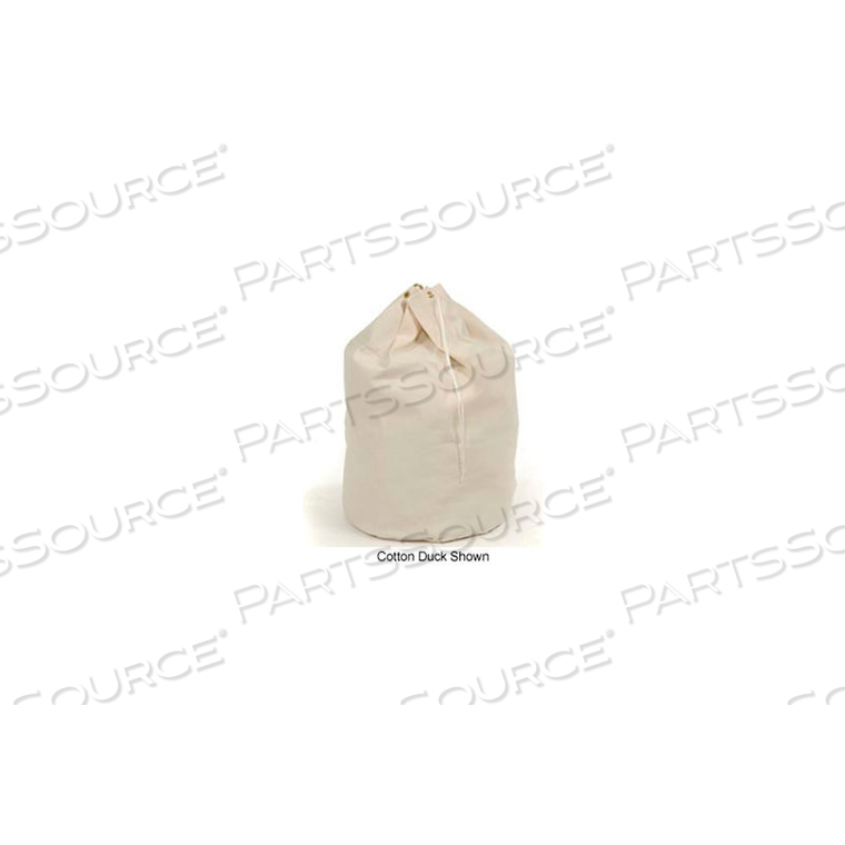 25" DRAWCORD HAMPER BAG W/ 10 GROMMETS, COTTON DUCK, NATURAL by H.G. Maybeck Company