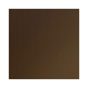 COLORED STAINLESS STEEL SHEET, BRONZE, 24 IN X 24 IN NOMINAL SIZE (WXL), 0.035 IN THICK, HAIRLINE by Approved Vendor COLORED STAINLESS STEEL SHEET, BRONZE, 24 IN X 24 IN NOMINAL SIZE (WXL), 0.035 IN THICK, HAIRLINE by Approved Vendor