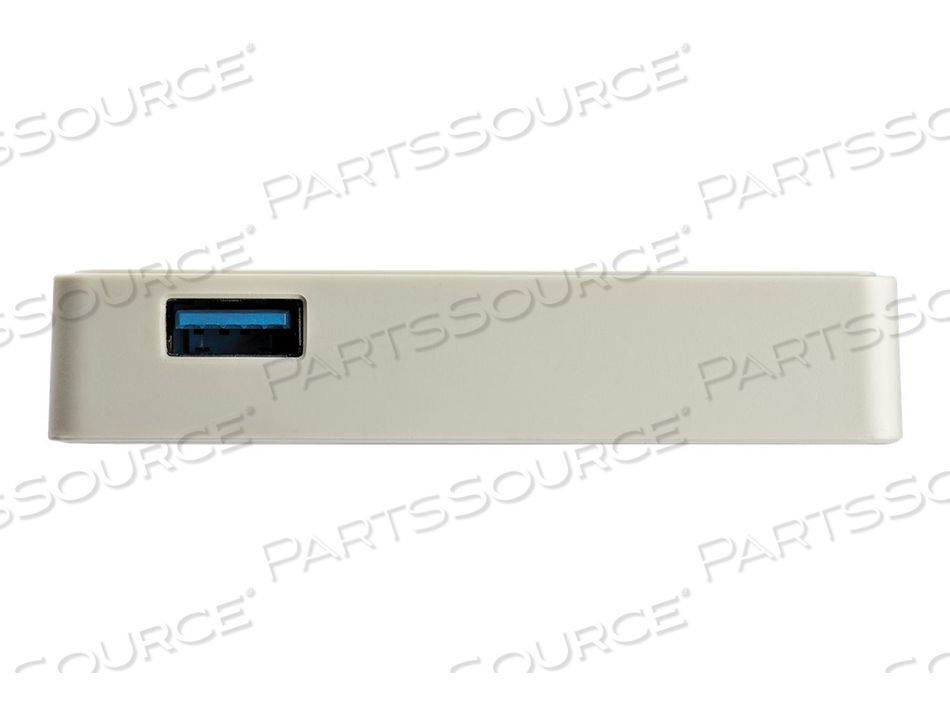 USB C TO GIGABIT ETHERNET ADAPTER WITH USB A PORT, WHITE 1GBPS NIC USB 3.0/USB 3.1 TYPE C NETWORK ADAPTER, 1GBE USB-C RJ45/LAN TB3 COMPATIBL by StarTech.com Ltd.