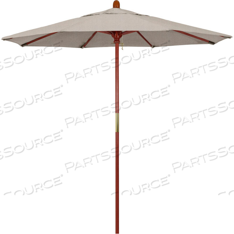 CALIFORNIA UMBRELLA 7.5' PATIO UMBRELLA - OLEFIN WOVEN GRANITE - HARDWOOD POLE - GROVE SERIES by March Products Inc CALIFORNIA UMBRELLA 7.5' PATIO UMBRELLA - OLEFIN WOVEN GRANITE - HARDWOOD POLE - GROVE SERIES by March Products Inc
