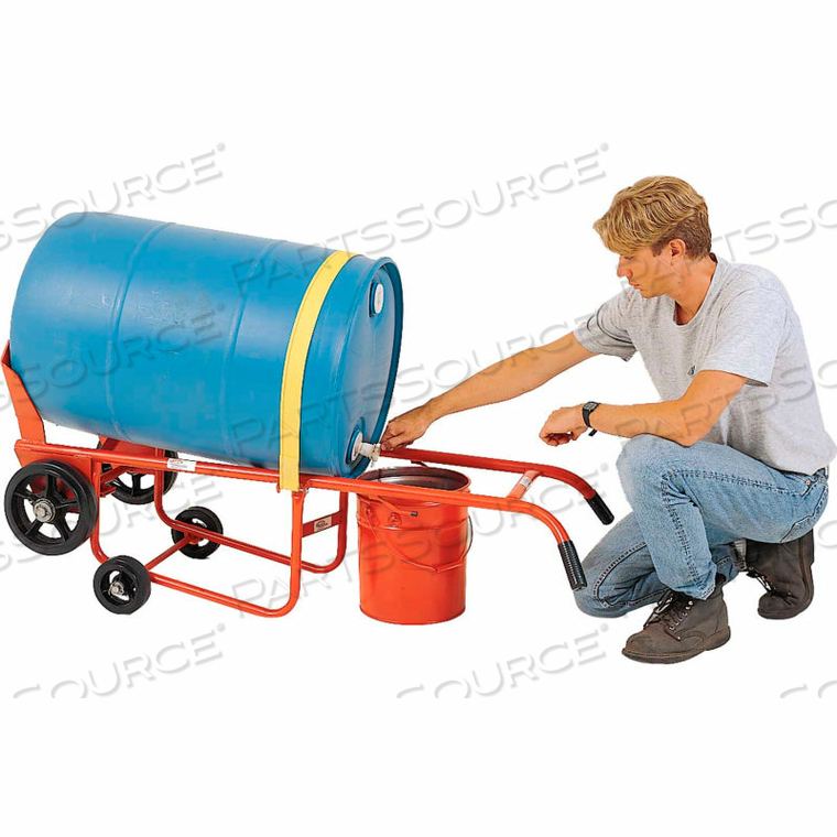 POLY DRUM DRAINER TRUCK POLYOLEFIN CASTERS 1000 LB. by Modern Equipment (Meco) POLY DRUM DRAINER TRUCK POLYOLEFIN CASTERS 1000 LB. by Modern Equipment (Meco)