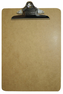 CLIPBOARD LETTER SIZE HARDBOARD TAN by Magna Visual