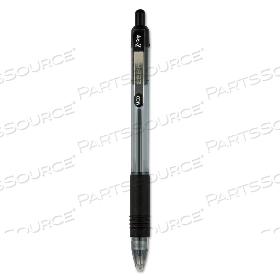 Z-GRIP BALLPOINT PEN, RETRACTABLE, MEDIUM 1 MM, BLACK INK, BLACK BARREL, 48/PACK Z-GRIP BALLPOINT PEN, RETRACTABLE, MEDIUM 1 MM, BLACK INK, BLACK BARREL, 48/PACK