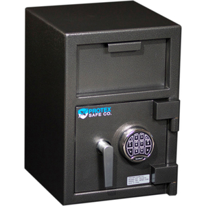 MEDIUM FRONT LOADING DEPOSITORY SAFE WITH ELECTRONIC LOCK 14" X 14" X 20" GRAY by Protex Safe Co. LLC