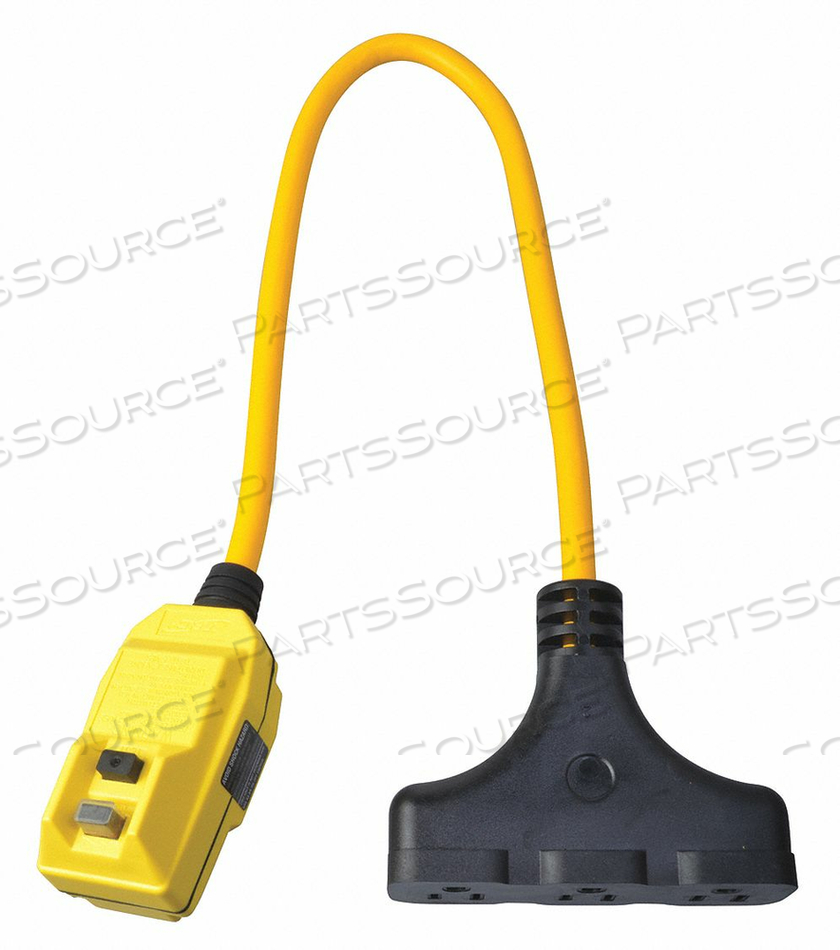 PLUG-IN GFCI W/CORD 25FT 15A YEL 120V by Southwire Company, LLC PLUG-IN GFCI W/CORD 25FT 15A YEL 120V by Southwire Company, LLC