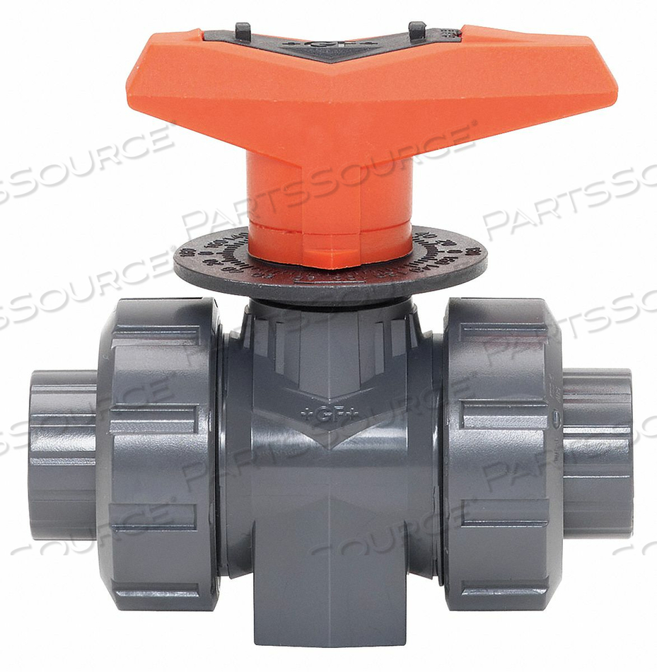 METERING BALL VALVE 1/2 IN PVC by GF Piping Systems
