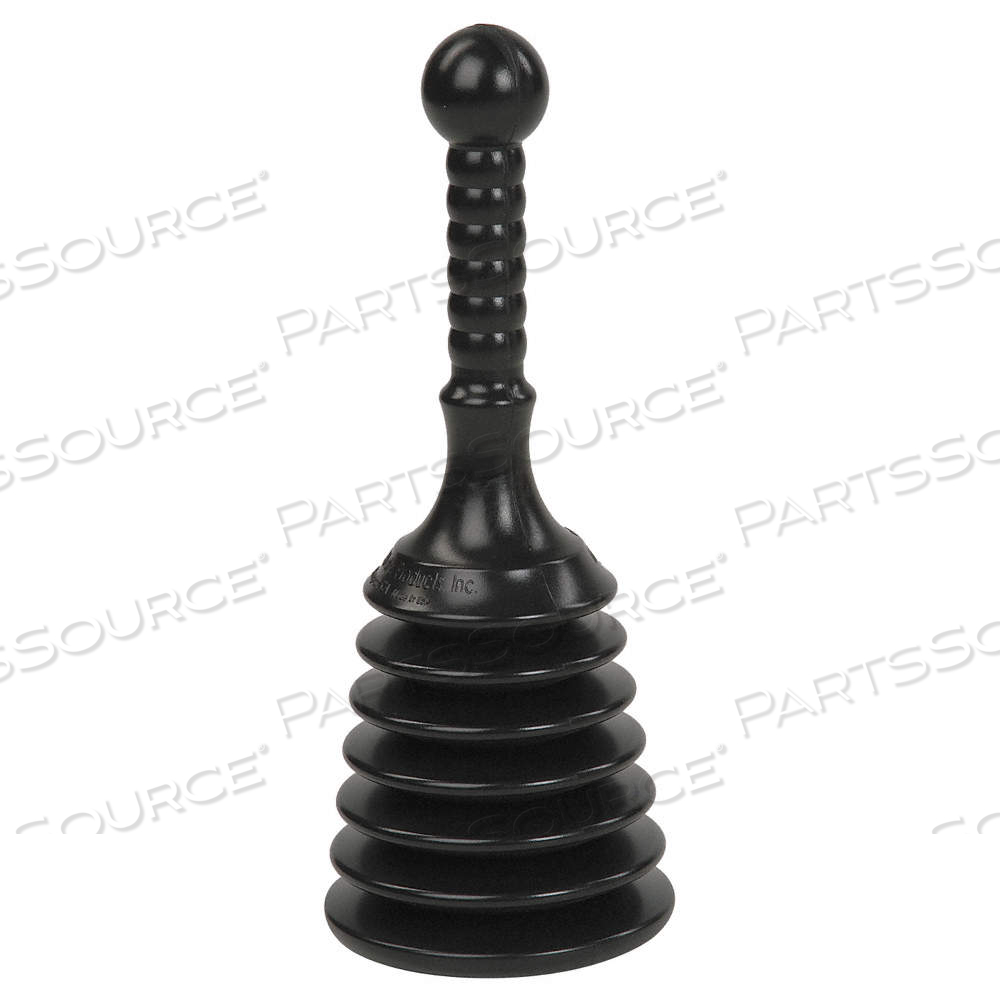ACCORDION CUP PLUNGER, ACCORDION CUP, PLASTIC, 6 1/2 IN HANDLE LG, 5 IN MAX DIA by Approved Vendor ACCORDION CUP PLUNGER, ACCORDION CUP, PLASTIC, 6 1/2 IN HANDLE LG, 5 IN MAX DIA by Approved Vendor
