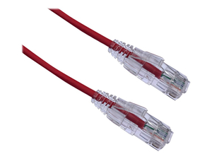 AXIOM BENDNFLEX ULTRA-THIN - PATCH CABLE - RJ-45 (M) TO RJ-45 (M) - 25 FT - UTP - CAT 6 - SNAGLESS - RED by Axiom