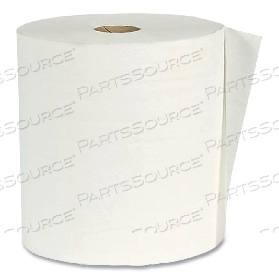 HARDWOUND PAPER TOWEL ROLL, VIRGIN PAPER, 1-PLY, 7.88" X 800 FT, WHITE, 6/CARTON by American Paper Converting HARDWOUND PAPER TOWEL ROLL, VIRGIN PAPER, 1-PLY, 7.88" X 800 FT, WHITE, 6/CARTON by American Paper Converting