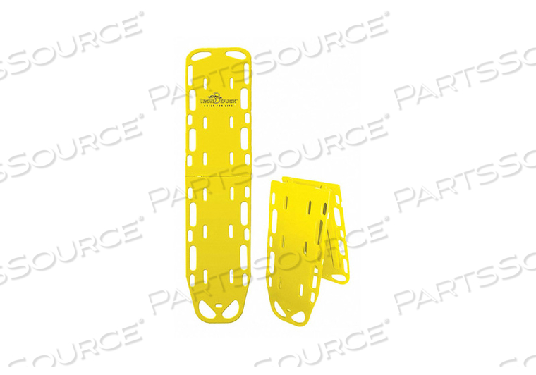 FOLDING SPINEBOARD YELLOW SPEED CLIP by Iron Duck FOLDING SPINEBOARD YELLOW SPEED CLIP by Iron Duck