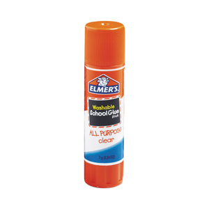 WASHABLE SCHOOL GLUE STICKS, 0.77 OZ, APPLIES WHITE SND DRIES CLEAR, 30/BOX by Elmers