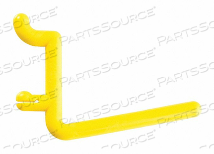 LOCKING PEGBOARD HOOKS 2IN.L YELLOW PK25 by Functionaire LOCKING PEGBOARD HOOKS 2IN.L YELLOW PK25 by Functionaire