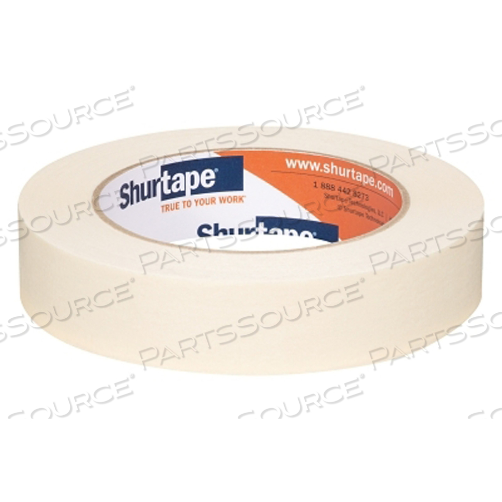 SHURTAPE UTILITY GRADE MASKING TAPE, 2 IN X 60 YD, 5 MIL, NATURAL by Shurtape