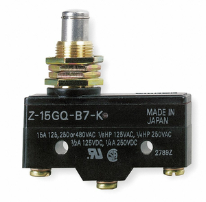 SNAP SWITCH 15A SPDT PANEL MOUNT PLUNGER by Omron - Electronic Division SNAP SWITCH 15A SPDT PANEL MOUNT PLUNGER by Omron - Electronic Division