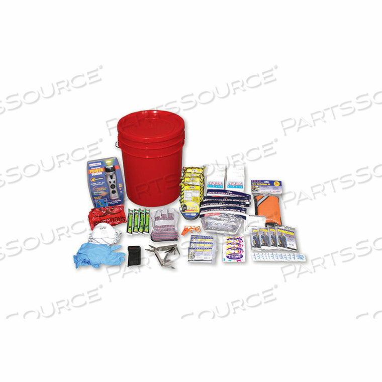 DELUXE EMERGENCY BUCKET KIT, 4-PERSON by Ready America DELUXE EMERGENCY BUCKET KIT, 4-PERSON by Ready America