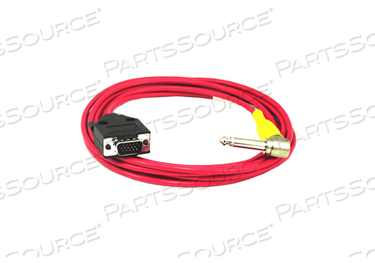 NURSE CALL SYSTEM CABLE, INTERCONNECT, DB15HD X 1/4 IN 2 CKT RA PHONE PLUG by APCOR