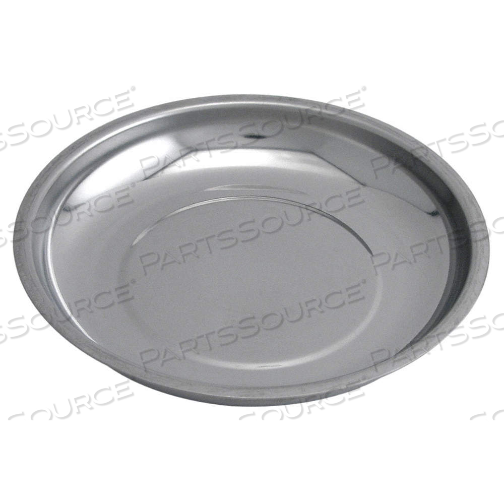 PARTS TRAY, ROUND TRAY, 1 1/2 IN HT, 6 IN DIA, NON-SCRATCH MAGNET COVER by Approved Vendor