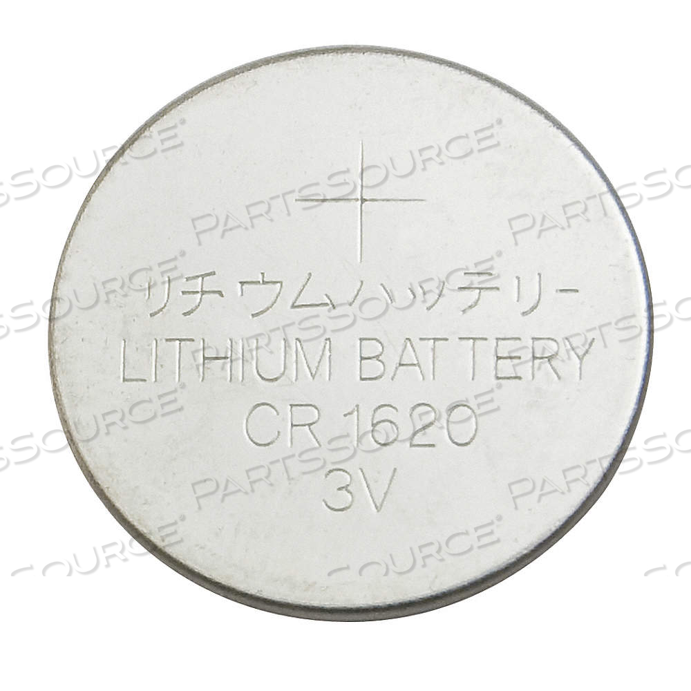 COIN CELL BATTERY, 1620 BATTERY SIZE, LITHIUM, 79 MAH CAPACITY, 3V DC, 0.624 IN DIA by Approved Vendor COIN CELL BATTERY, 1620 BATTERY SIZE, LITHIUM, 79 MAH CAPACITY, 3V DC, 0.624 IN DIA by Approved Vendor