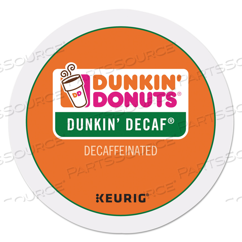 K-CUP PODS, DUNKIN' DECAF, 24/BOX 