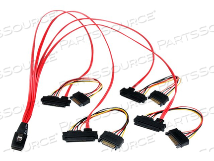 CONNECT A SAS CONTROLLER TO 4 SAS DRIVES - SFF 8087 TO SFF 8482 - SFF8087 TO SFF by StarTech.com Ltd. CONNECT A SAS CONTROLLER TO 4 SAS DRIVES - SFF 8087 TO SFF 8482 - SFF8087 TO SFF by StarTech.com Ltd.