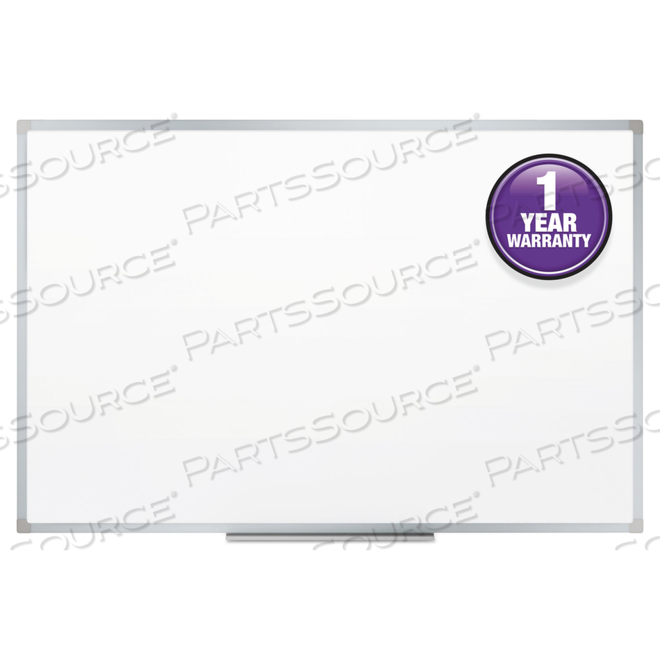 DRY-ERASE BOARD, MELAMINE SURFACE, 72 X 48, SILVER ALUMINUM FRAME by Mead DRY-ERASE BOARD, MELAMINE SURFACE, 72 X 48, SILVER ALUMINUM FRAME by Mead