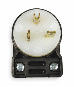 ANGLE PLUG 6-20P 20A 250V by Hubbell Incorporated, Wiring Device-Kellums