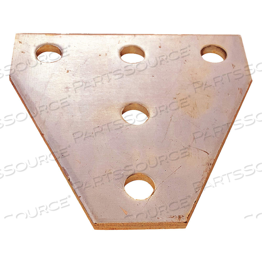 TEE PLATES, 5 HOLES, STEEL by Approved Vendor TEE PLATES, 5 HOLES, STEEL by Approved Vendor