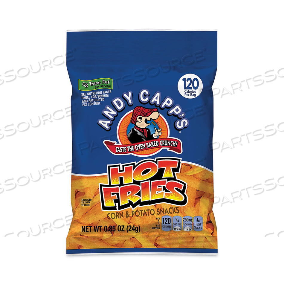 HOT FRIES, SPICY HOT, 0.85 OZ BAG, 72/BOX 