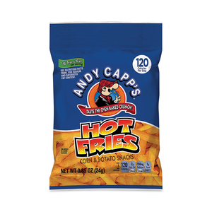 HOT FRIES, SPICY HOT, 0.85 OZ BAG, 72/BOX by Andy Capps