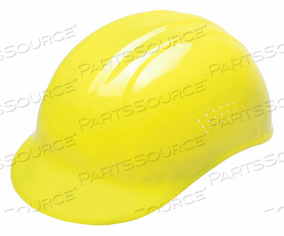 J5343 BUMP CAP BASEBALL PINLOCK HI-VIS YELLOW by ERB Safety J5343 BUMP CAP BASEBALL PINLOCK HI-VIS YELLOW by ERB Safety