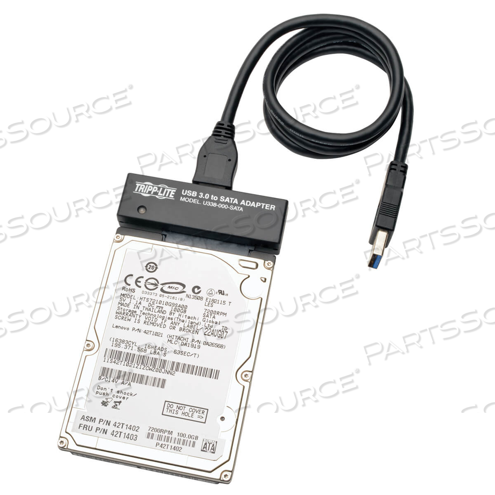 USB 3.0 SUPERSPEED TO SATA III ADAPTER 2.5IN / 3.5IN HARD DRIVES by Tripp Lite