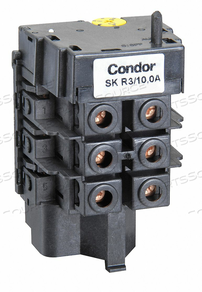 THERMAL OVERLOAD 6.3 TO 10A 3-PHASE MDR3 by Condor USA, Inc THERMAL OVERLOAD 6.3 TO 10A 3-PHASE MDR3 by Condor USA, Inc