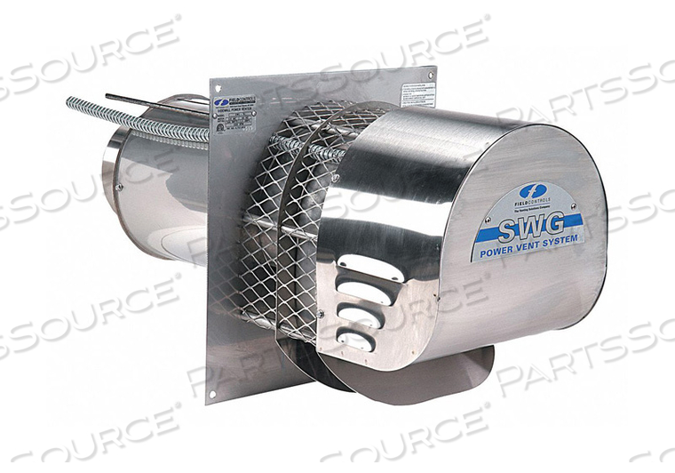 STAINLESS STEEL POWER VENTER 290000 BTU - 1.85 GPH 46395402 by Field Controls