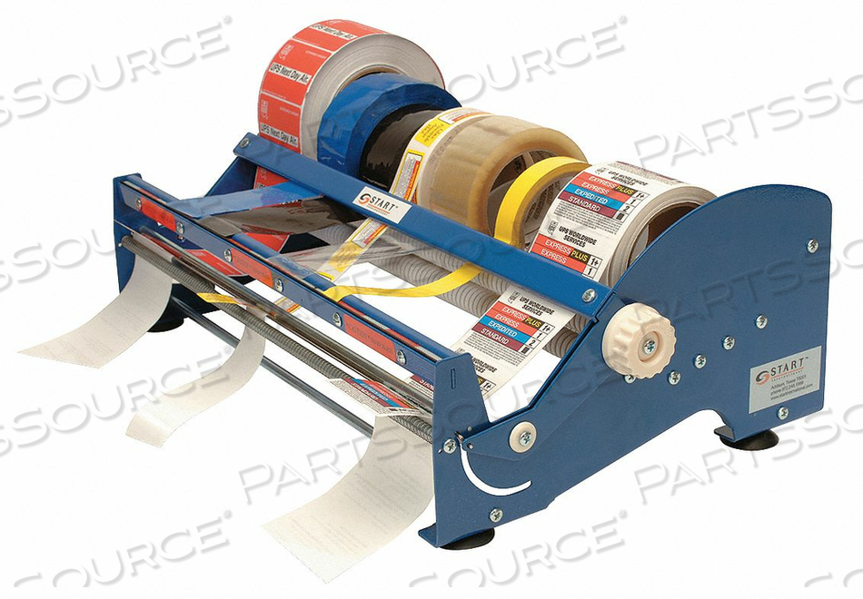 MULTI ROLL TAPE AND LABEL DISPENSER BLUE by Start International