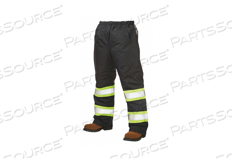 HIGH VISIBILITY PANTS BLACK UNISEX by Tough Duck HIGH VISIBILITY PANTS BLACK UNISEX by Tough Duck