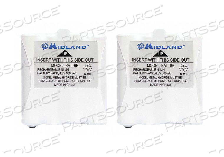 BATTERY MIDLAND 600MAH PK2 by Midland