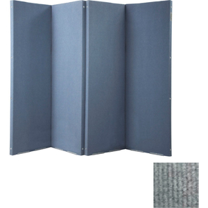 VERSIFOLD PORTABLE ACOUSTICAL PARTITION, 8' X 6'6", GRAY by Versare Solutions, Inc.